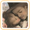 This is an image being used for Rhody and Crystal's website.  It is picture of two sweet little kidds.